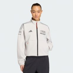 Bluza Dresowa Damska Audi Formula One Team Engineers & Marketing. Białe bluzy damskie Adidas, bez wzorów, z dresówki, bez ramiączek, bez kaptura. Za 529.00 zł.