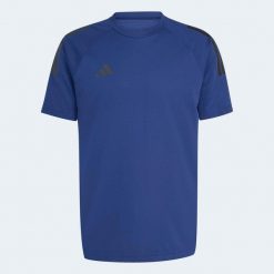 Koszulka piłkarska ADIDAS Sereno26 treningowa. Bluzki damskie Adidas, l, bez wzorów, prążkowane, sportowe, bez kołnierzyka, bez ramiączek. Za 119.99 zł.