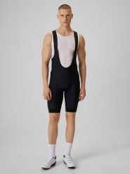 4F Spodenki kolarskie z żelową wkładką męskie - czarne XL. Czarne szorty męskie 4F, bez wzorów, z materiału. Za 279.99 zł.