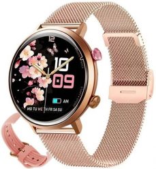 Zegarek SMARTWATCH Rubicon RNCF29 pasek + siatka mesh rosegold. Zegarki smartwatch Rubicon, bez wzorów, z meshu. Za 269.00 zł.