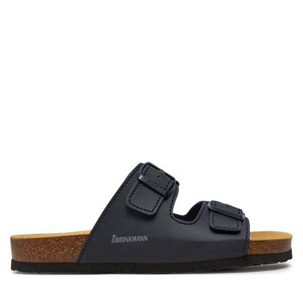 Klapki Dr. Brinkmann. Czarne klapki męskie Dr. Brinkmann, bez wzorów, bez zapięcia. Za 209.99 zł.