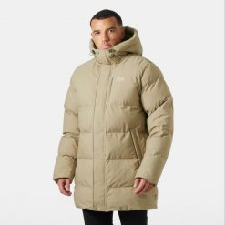 Długa kurtka z kapturem Helly Hansen Alby. Brązowe kurtki męskie Helly Hansen, m, bez wzorów, z puchu, z kapturem. W wyprzedaży za 1,289.00 zł.