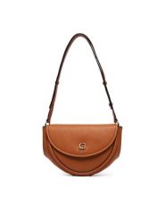 Guess Torebka Coleen HWBG97 39210 Brązowy jasny. Brązowe listonoszki damskie Guess, z aplikacjami, ze skóry, bez dodatków. Za 584.99 zł.