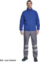 Kurtka męska CERVA BHADRA FLEECE - kurtka royal niebieski XL. Niebieskie kurtki męskie CERVA, m, bez wzorów, bez kaptura. Za 74.69 zł.