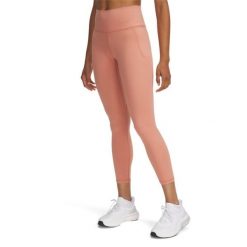 Legginsy treningowe damskie UA Meridian Ankle Leg 1382525-696 S. Czerwone legginsy damskie Under Armour, bez wzorów. Za 182.99 zł.