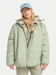 Billabong Kurtka przejściowa Happy Camper EBJJK00165 Zielony Regular Fit. Zielone kurtki damskie Billabong, m, bez wzorów, z syntetyku, bez kaptura. Za 329.99 zł.