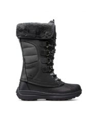 CMP Śniegowce Thalo Wmn Snow Boot Wp 30Q4616 Czarny. Czarne śniegowce damskie CMP, ze skóry, bez zapięcia. Za 419.99 zł.