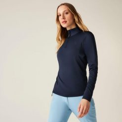 Lowline II Lekka damska rozciągliwa warstwa środkowa. Niebieskie bielizna sportowa damska Dare 2B, bez wzorów. Za 139.99 zł.