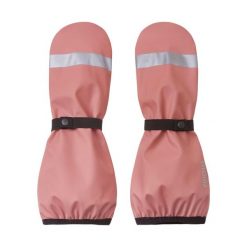 Rękawice przeciwdeszczowe Reima Puro. Czerwone rękawiczki damskie Reima, bez wzorów. Za 73.99 zł.