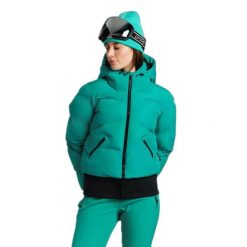 Damska kurtka narciarska Protest Preppy. Zielone kurtki sportowe damskie Protest, na zimę, s, bez wzorów, bez ramiączek, bez kaptura, narciarskie. Za 764.00 zł.