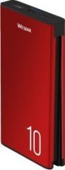 Powerbank Wesdar S1 10000mAh Czerwony. Czerwone powerbanki Wesdar. Za 99.99 zł.
