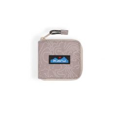 Portfel Kavu Zip Around - taupe topo. Brązowe portfele męskie KAVU, bez wzorów. Za 122.25 zł.