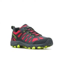 Buty trekkingowe męskie Merrell Accentor 3 Sport Gtx. Czerwone buty sportowe męskie Merrell, bez wzorów, z materiału, bez zapięcia, do biegania. Za 759.00 zł.