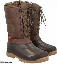 Buty trekkingowe męskie Reis - Buty męskie ocieplane VIGUR PRO wykonane z mieszanki skóry typu nubuk podeszwa termokauczuk (TR) wymienny wkład ociepla. Trekkingi męskie Reis, z dzianiny, bez zapięcia. Za 353.18 zł.