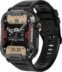 Smartwatch Rubicon RNCF07 Czarny (RNCF07). Czarne zegarki smartwatch Rubicon, bez wzorów. Za 167.00 zł.