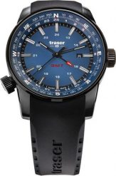 Zegarek Traser Zegarek męski Traser TS-109743 niebieski. Niebieskie zegarki męskie Traser, bez wzorów. Za 2,850.00 zł.