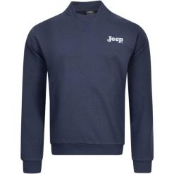 Bluza Bomberka Jeep® Męska XL - Wygoda i Styl. Bluzy sportowe męskie Jeep, m, bez wzorów, z bawełny, bez kaptura. Za 207.99 zł.