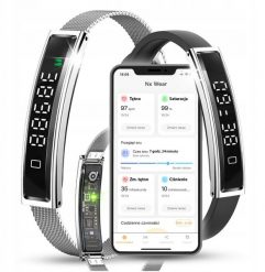 Smartwatch JG Smart Inteligentna Opaska Smartband Bluetooth 5.3 Pulsometr Wodoodporna Kroki Sen. Zegarki smartwatch JG Smart, bez wzorów. Za 179.99 zł.