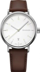 Zegarek Wenger Zegarek męski Wenger 01.1731.117 brązowy. Brązowe zegarki męskie Wenger, bez wzorów. Za 799.00 zł.