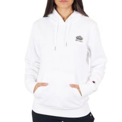 Bluza dresowa damska Champion Sweatshirt HD. Czarne bluzy damskie Champion, xs, bez wzorów, z bawełny, bez ramiączek, bez kaptura. Za 207.00 zł.
