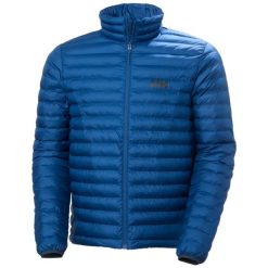 Kurtka puchowa Helly Hansen Sirdal. Niebieskie kurtki męskie Helly Hansen, xl, bez wzorów, z poliesteru, bez kaptura. Za 610.00 zł.