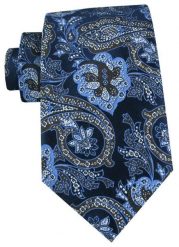 Męski Krawat - Chattier - Odcienie Granatu i Niebieskiego. Niebieskie krawaty i muchy Chattier, bez wzorów, z tkaniny, eleganckie. Za 55.00 zł.