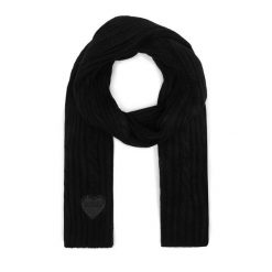Szalik Guess. Czarne szaliki damskie Guess, z aplikacjami. Za 134.99 zł.