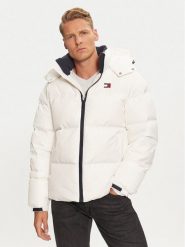 Tommy Jeans Kurtka puchowa Alaska DM0DM20479 Biały Regular Fit. Białe kurtki męskie Tommy Jeans, m, bez wzorów, z jeansu, bez kaptura. Za 819.99 zł.