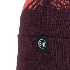 Czapka BUFF KNITTED BEANIE TATIK BURGUNDY. Brązowe czapki damskie Buff, bez wzorów, z elastanu, biznesowe. Za 123.19 zł.
