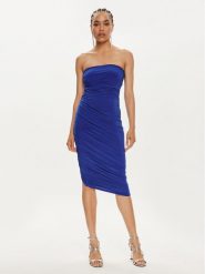 NORMA KAMALI Sukienka koktajlowa KK1243PLB32805 Niebieski Slim Fit. Niebieskie sukienki damskie Norma Kamali, l, bez wzorów, z syntetyku, wizytowe, bez kołnierzyka, bez ramiączek. Za 1,389.00 zł.