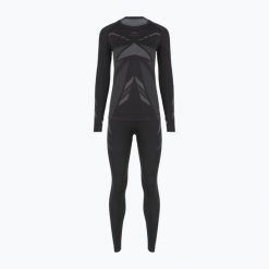 Komplet bielizny termoaktywnej damskiej KADVA ALPINESTEP THERMO LIGHT PLUS. Czarne bielizna sportowa damska KADVA, bez wzorów. Za 99.99 zł.