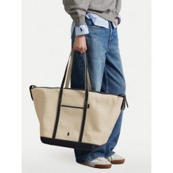 Torebka Polo Ralph Lauren. Brązowe shopperki damskie Polo Ralph Lauren, bez wzorów, bez dodatków. Za 1,599.00 zł.