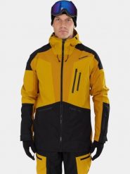 Kurtka Męska Fundango Rigel ECO 3L. Brązowe kurtki sportowe męskie FUNDANGO, na zimę, l, bez wzorów, z materiału, bez kaptura, narciarskie. Za 849.00 zł.