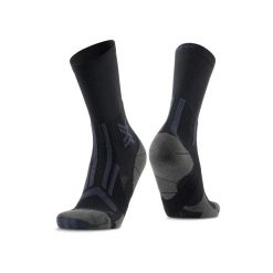 Skarpetki biegowe X-Socks Perform Crew. Czarne skarpety męskie X-Socks, bez wzorów, z poliamidu. Za 84.00 zł.