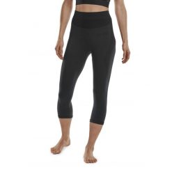 Legginsy sportowe zimowe 3/4 z wełną Merino CEP damskie. Czarne bielizna sportowa damska CEP, xs, bez wzorów, z elastanu, na fitness i siłownię. Za 299.00 zł.