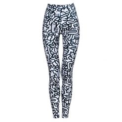 Legginsy sportowe damskie DEEP TRIP Dudle. Czarne legginsy damskie DEEP TRIP, bez wzorów, z elastanu. Za 179.00 zł.