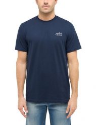 Męski T-Shirt Mustang Style Austin Dark Sapphire 1016280 4136. Niebieskie t-shirty męskie Mustang, m, bez wzorów, bez kołnierzyka, bez ramiączek. Za 69.99 zł.