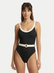 Seafolly Strój kąpielowy Band Wave 11220-305 Czarny. Czarne stroje kąpielowe damskie Seafolly, bez wzorów, z syntetyku. Za 659.99 zł.