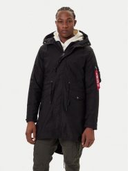 Alpha Industries Parka Studio M-51 Fishtail 258112 Czarny Regular Fit. Czarne parki męskie Alpha Industries, m, bez wzorów, z syntetyku, bez kołnierzyka, bez kaptura. Za 1,099.00 zł.