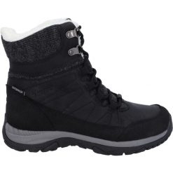 Buty trekkingowe damskie Hi-Tec Riva Mid Wp. Czarne obuwie trekkingowe damskie Hi-tec, z materiału, za kostkę, bez zapięcia. Za 529.99 zł.