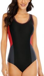 Aquafeel Strój kąpielowy Jednocześciowy damski "XL" Halcur B08SLMVB6C. Stroje kąpielowe damskie AQUAFEEL, xl, bez wzorów. Za 62.40 zł.