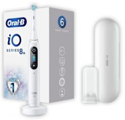 Szczoteczka magnetyczna Oral-B iO Series 8 Biały. Białe szczoteczki soniczne Oral-B. Za 699.00 zł.