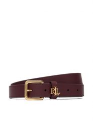 LAUREN RALPH LAUREN Pasek 412968763008 Brązowy. Brązowe paski damskie Lauren Ralph Lauren, bez wzorów, ze skóry. Za 419.99 zł.