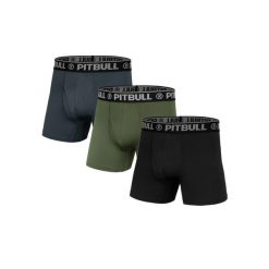 Bokserki męskie Pitbull Sport Mikrofibra 3-pak. Bielizna sportowa męska PITBULL, bez wzorów, z mikrofibry. Za 99.00 zł.