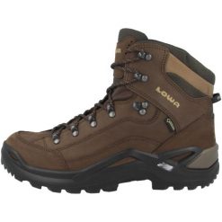 Buty trekkingowe męskie Lowa Renegade Gtx Mid. Brązowe trekkingi męskie Lowa, na zimę, z gore-texu, bez zapięcia. Za 971.90 zł.