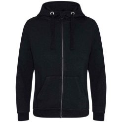 Bluza Z Kapturem Dla Dorosłych Unisex Just Hoods Graduate Heavyweight. Czarne bluzy męskie AWDIS, m, bez wzorów, z kapturem. Za 188.99 zł.