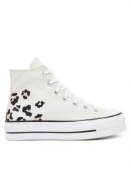 Converse Trampki Chuck Taylor All Star Lift Platform A14936C Écru. Trampki i tenisówki damskie Converse, bez wzorów, z materiału, bez zapięcia. Za 269.99 zł.