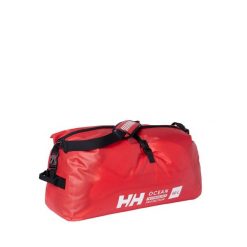 Torba Helly Hansen Offshore WP Duffel 50L - alert red. Czerwone torby podróżne damskie Helly Hansen, bez wzorów. W wyprzedaży za 433.60 zł.