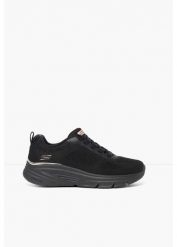 Sneakersy Skeatchers z metalizowanymi detalami. Czarne obuwie sportowe damskie bonprix, bez wzorów, bez zapięcia. Za 299.99 zł.