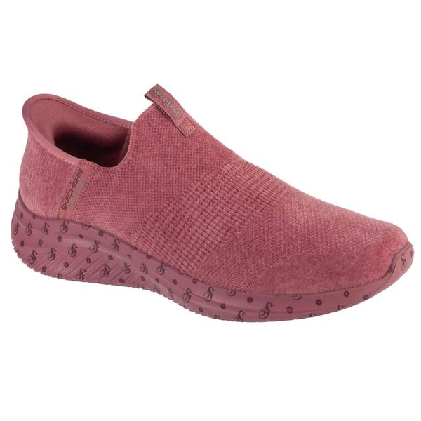 Buty sportowe Sneakersy męskie, Slip-Ins Ultra Flex 3.0 - What Would You Do. Czerwone buty sportowe męskie Skechers, bez wzorów, bez zapięcia, trekkingowe. Za 279.99 zł.
